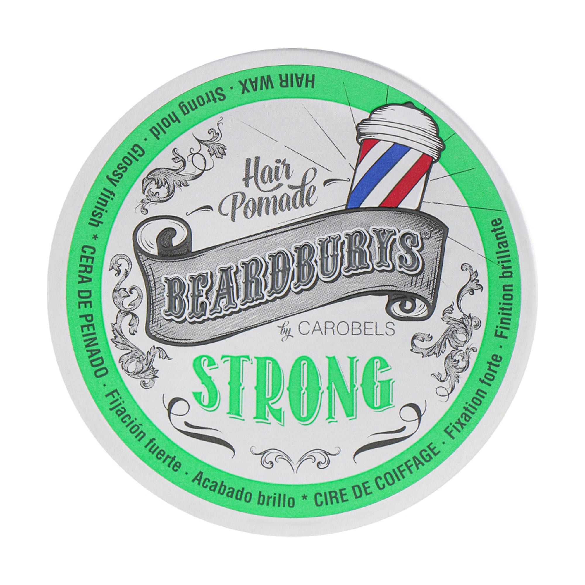 Чоловіча помада для волосся Beardburys Strong Hair Pomade, сильної фіксації, 100 мл
